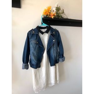 ▫️Forever 21 Ivory White Collared Dress▫️